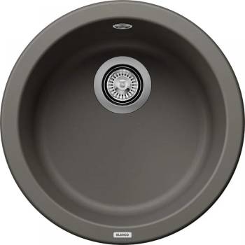 BLANCO Rondo Вулканично сив кръгла мивка за вграждане (527240)