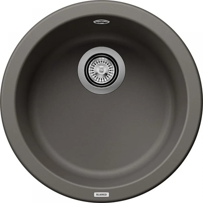 BLANCO Rondo Вулканично сив кръгла мивка за вграждане (527240)