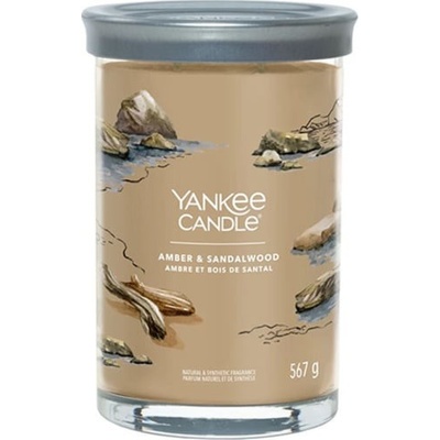 Yankee Candle Amber & Sandalwood signature tumber 567 g