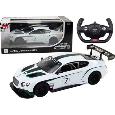 RASTAR Auto na diaľkové ovládanie RTR Bentley Continental GT3 1:14 biele