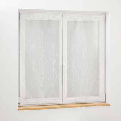 douceur d'intérieur Бели завеси в комплект от 2 бр. 60x90 cm Galactee - douceur d'intérieur (1627520)