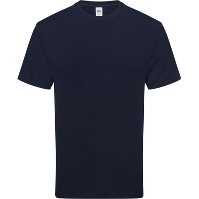 Fruit of the Loom tričko Pure Cotton T těžká bio bavlna krátký rukáv COT161362a3601-deep navy