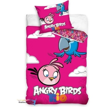 Carbotex Obliečky Angry BirdStella a Perla bavlna 140x200 70x80