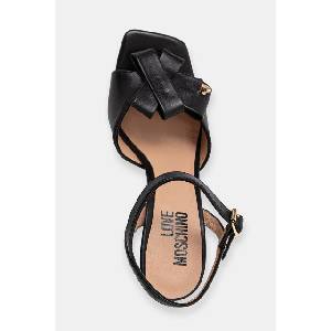 Love Moschino сандали с висок ток от кожа (JA16069G0OIE0000)