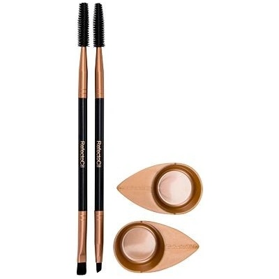 RefectoCil Cosmetic Brush Browista Toolkit dámská sada štěteček pro aplikaci barvy na obočí + štěteček pro přesnou práci s barvou na obočí + aplikační misky 2 ks – Zbozi.Blesk.cz