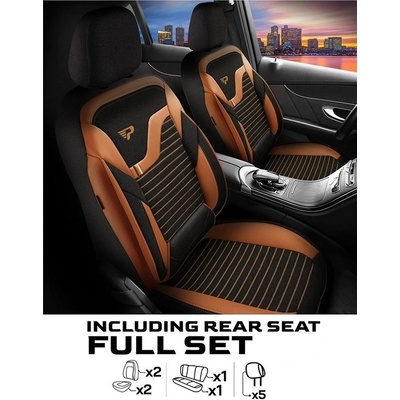 Panda Универсална тапицерия за автомобил Тапицерия Panda Boston кафяво с черно (257275)