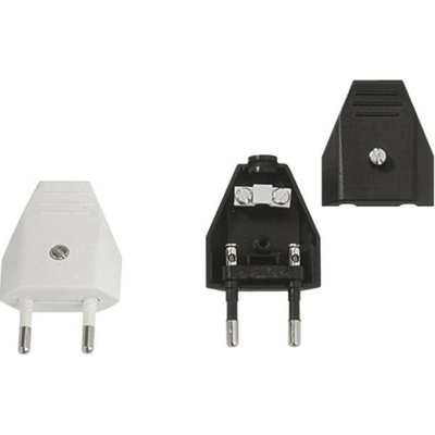 Bachmann 900.010 Euro zástrčka plast 250 V čierna IP20