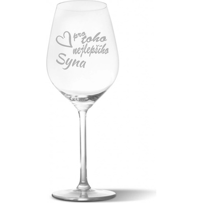 Sablio Sklenička na víno Pro toho nejlepšího syna 490 ml