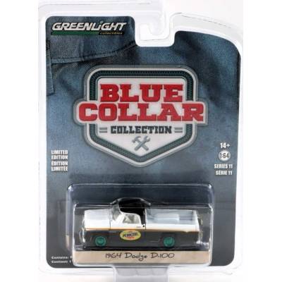 GreenLight Dodge D 100 Pennzoil 1964 se zelenými koly 1:64