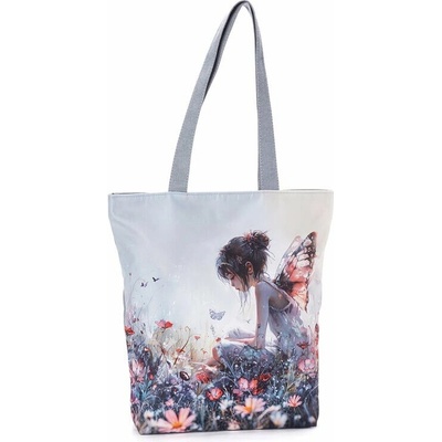 decoDoma dámská potištěná taška Luční víla – Zboží Dáma