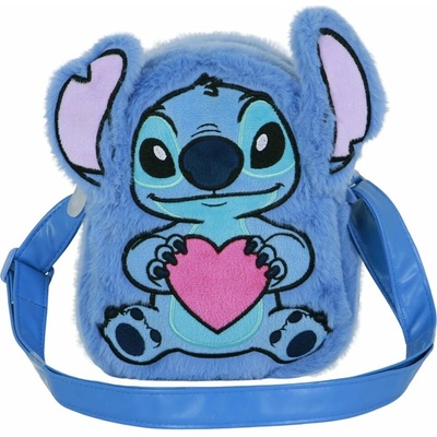 CurePink: | Dětská kabelka na rameno Disney|Lilo & Stitch: Stitch (18 x 21 x 10 cm) [09139]