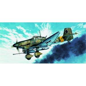 Academy Комплект модел самолет 12450 - ju-87g stuka "tank buster" (1: 72)