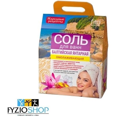 Fitokosmetik omladzujúca kúpeľová soľ Baltická jantárová 500 g