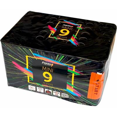 Ohňostrojový kompakt MINI 9 70 ran 14 mm
