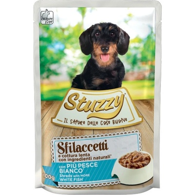 Stuzzy Shreds with white fish 100 g