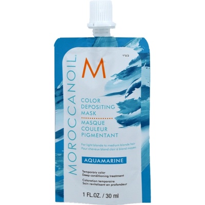 Moroccanoil Color Depositing Mask 30 ml боядисваща маска AQUAMARINE