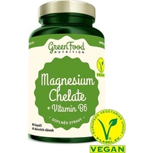 GreenFood Nutrition Magnesium Chelated vegan 60 + 30 kapsúl