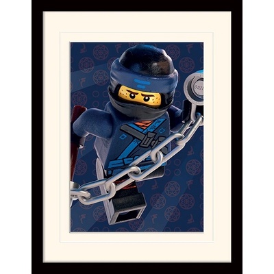 LEGO Преспапие в остъклена рамка Lego - Ninjago, Jay (MP12053P)