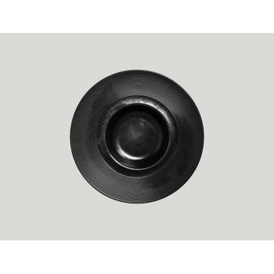 RAK Porcelain Talíř hluboký Gourmet 26 cm černá RAK-EDGD26