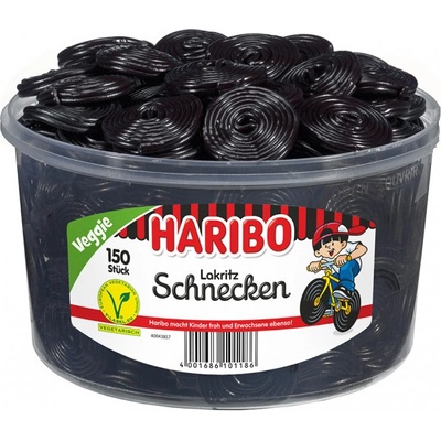 Haribo Lakritz-Schnecken lékořice 150 ks 1500 g