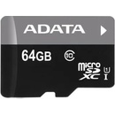 Image 1 of ADATA Premier microSDXC 64GB Class 10 AUSDX64GUICL10-RA1