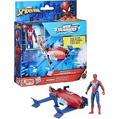 Hasbro Spiderman Vozidlo s figurkou a vodním střílením SPIDER-MAN F8967