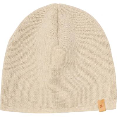 Huttelihut Детска зимна шапка (beanie) Huttelihut Kid's Beanie Solid Wool Knit Beanie - Sand Melange - размер 55 cm (904-5558-0616)