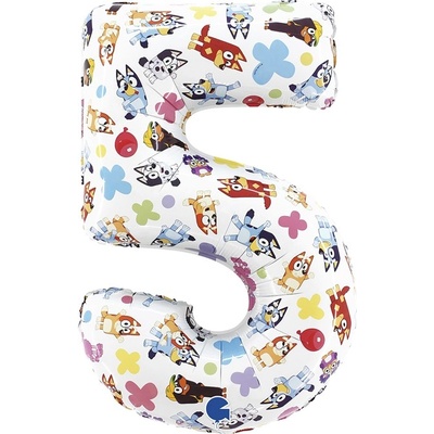 Grabo Фолиев Балон Цифра "5" Блуи 49x72 см