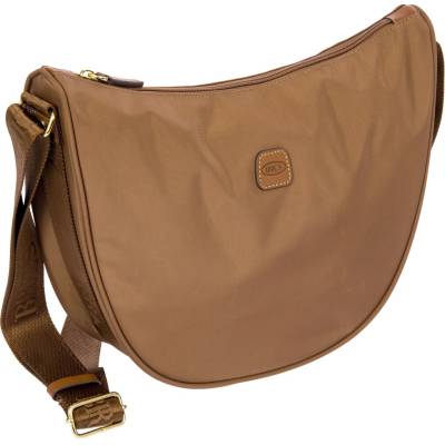 Bric`s Kabelka přes rameno Bric's X-Bag Halfmoon M Brownie