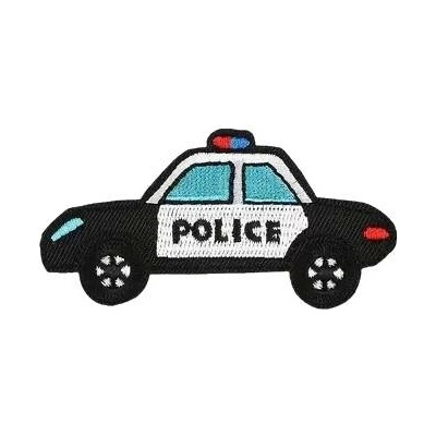 Nažehlovací nášivka policejní auto