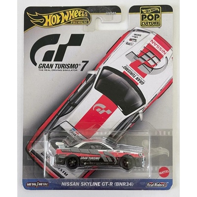 Mattel Hot Wheels Premium Nissan Skyline GTR BNR34