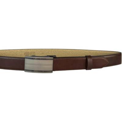 Penny Belts pánský kožený opasek 35-020-A15-506 tmavě hnědý