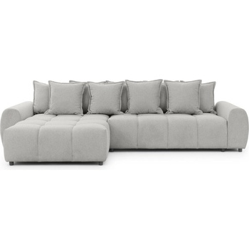 ROPEZ Светлосив ъглов диван (ляв ъгъл) Albane - Ropez (Albane Narożnik L - Lewa OT Aragon 80 ( Davis ) Standard)