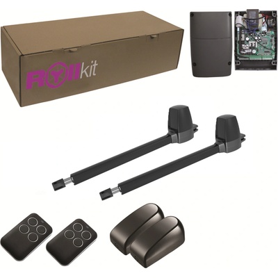 ROLLKIT pohon pre dvojkrídlovú bránu, sada s fotobunkami