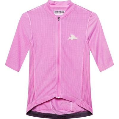 CafÉ du cycliste Дамска фланелка с къс ръкав за колоездене CAFÉ DU CYCLISTE Women's Angeline Cycling jersey - Cold Dye Ultra Violet (156-3102-0112)