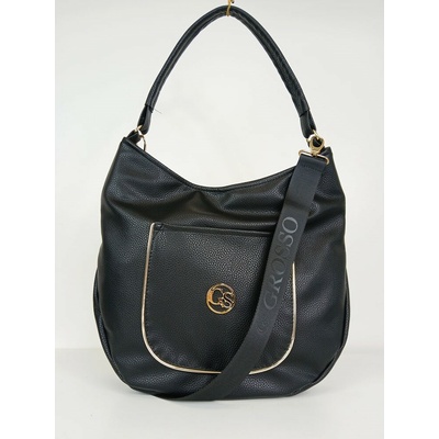 Grosso dámska kabelka na rameno GS-3142-black