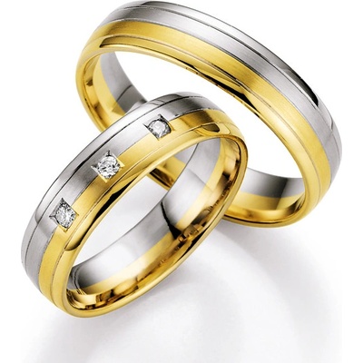 Snubní prsteny s diamanty SP718