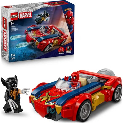 LEGO® Super Heroes 76336 Spider-Man a auto vs. venomizovaný Wolverine