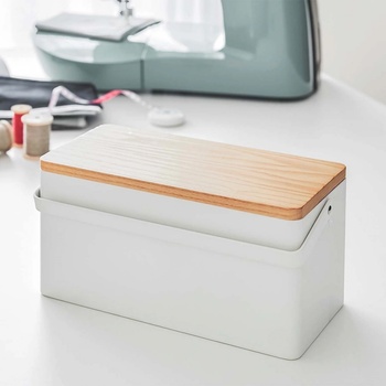 YAMAZAKI Organizer na šicí potřeby 5060, bílý