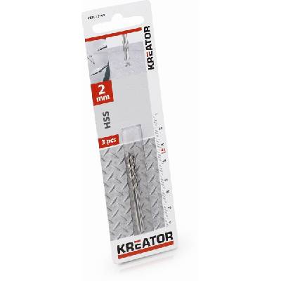 Kreator Vrták do kovu 2 mm HSS KRT010103