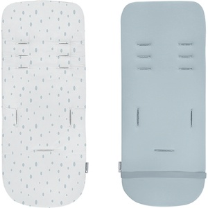 Kikkaboo Двулицева мемори подложка за количка Kikkaboo - Dots, Blue (31106010107)