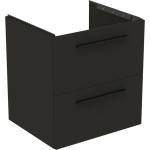 Ideal Standard i. life B стенен долен шкаф, матово карбоново сиво, 2 чекмеджета, 60 см (T5270NV)