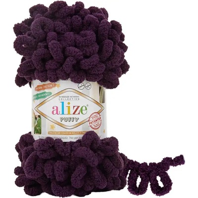 Alize Puffy 100g Farba: baklažánová 986