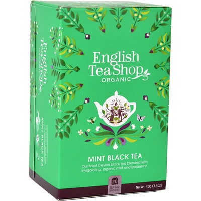 English Tea Shop Máta a černý čaj 20 vreciek