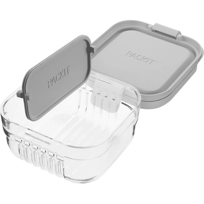 Packit Mod Snack Bento Box Steel Grey uni