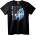 NOONEBRAND Тениска аниме град пушещ - 2XL, Black