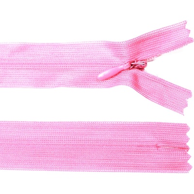 Spirálový zip no.3 skrytý nerozepínací 60cm - více barev color: 737 neon pink