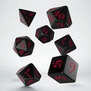 Q-Workshop Classic RPG Dice Set (7 dice) černá/červená