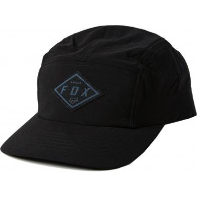 Fox Badge 5 Panel Black