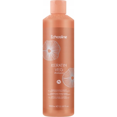 Echosline Keratin Veg regenerační šampon na vlasy 1000 ml